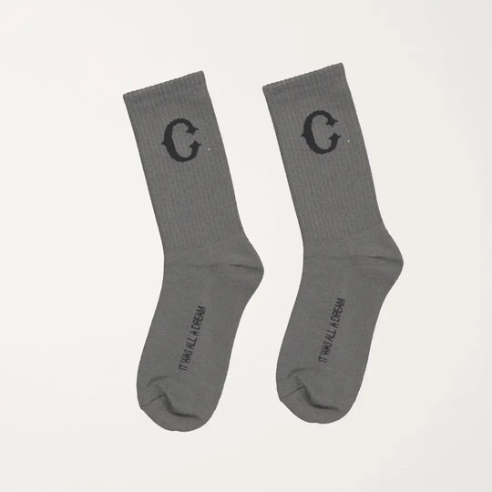 CHAUSSETTES NOIR DÉLAVÉ (COLLECTION PERMANENTE)