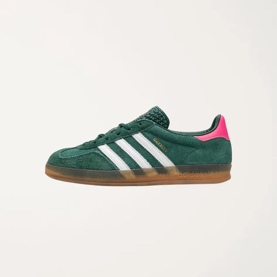 GAZELLE INDOOR COLLEGIATE GREEN LUCID PINK (W)