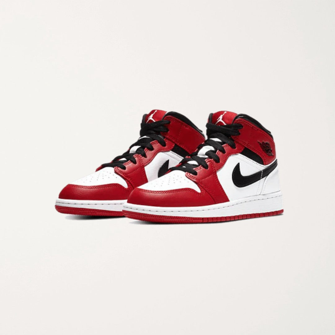 AIR JORDAN 1 MID CHICAGO WHITE Chemtov-shop