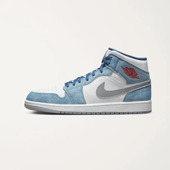 AIR JORDAN 1 MID FRENCH BLUE FIRE RED (GS)