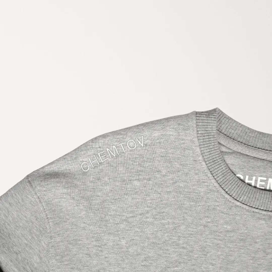 CREWNECK BRODERIE MANTRA GREY Chemtov Chemtov-shop achetez les meilleures sneakers & streetwear