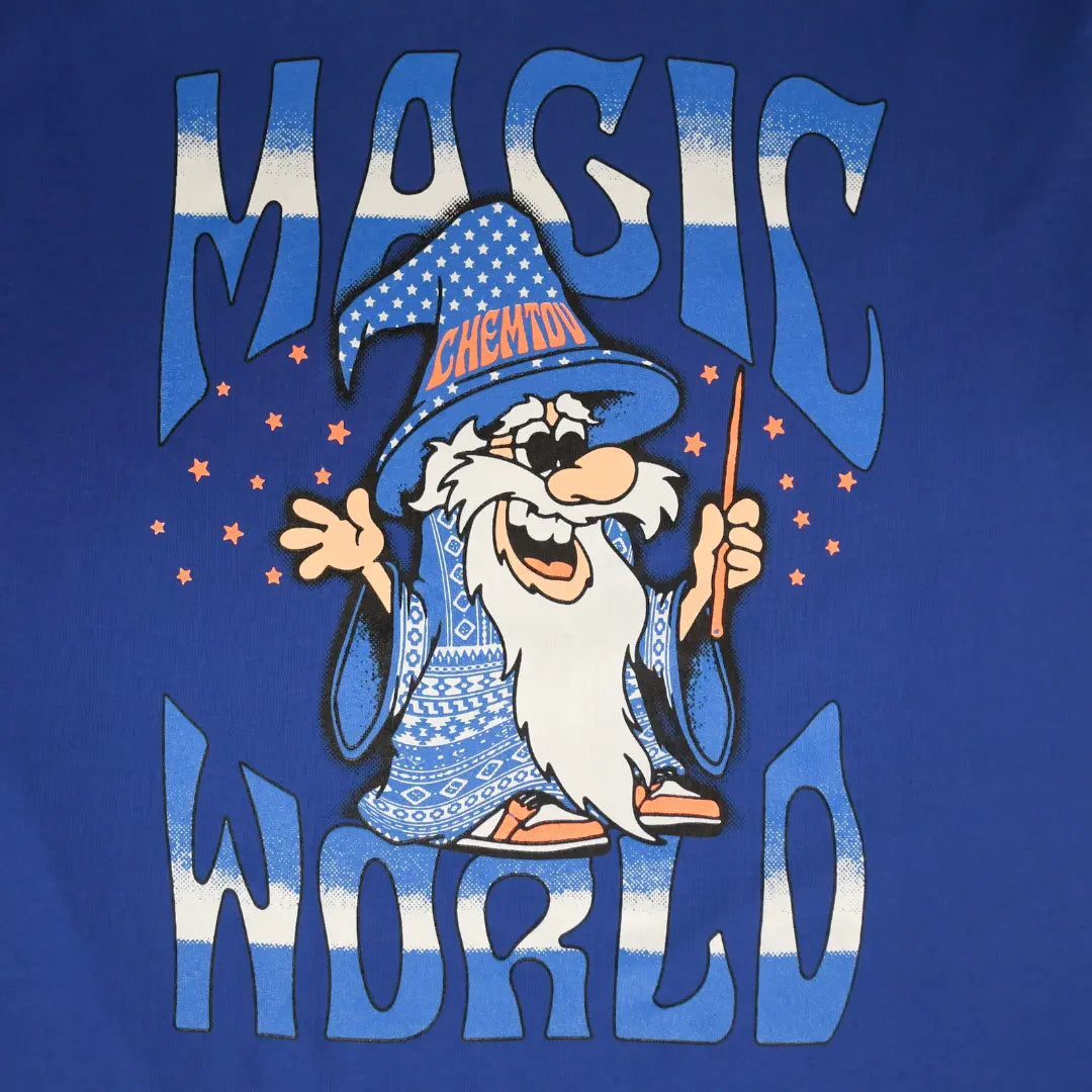 T-SHIRT MAGIC WORLD ELECTRIC BLUE Chemtov Chemtov-shop achetez les meilleures sneakers & streetwear