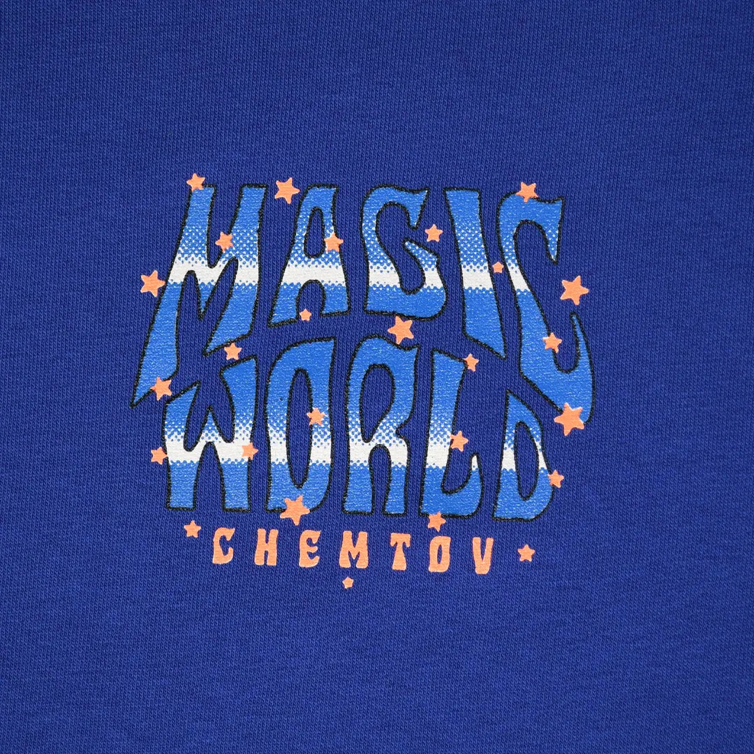 T-SHIRT MAGIC WORLD ELECTRIC BLUE Chemtov Chemtov-shop achetez les meilleures sneakers & streetwear