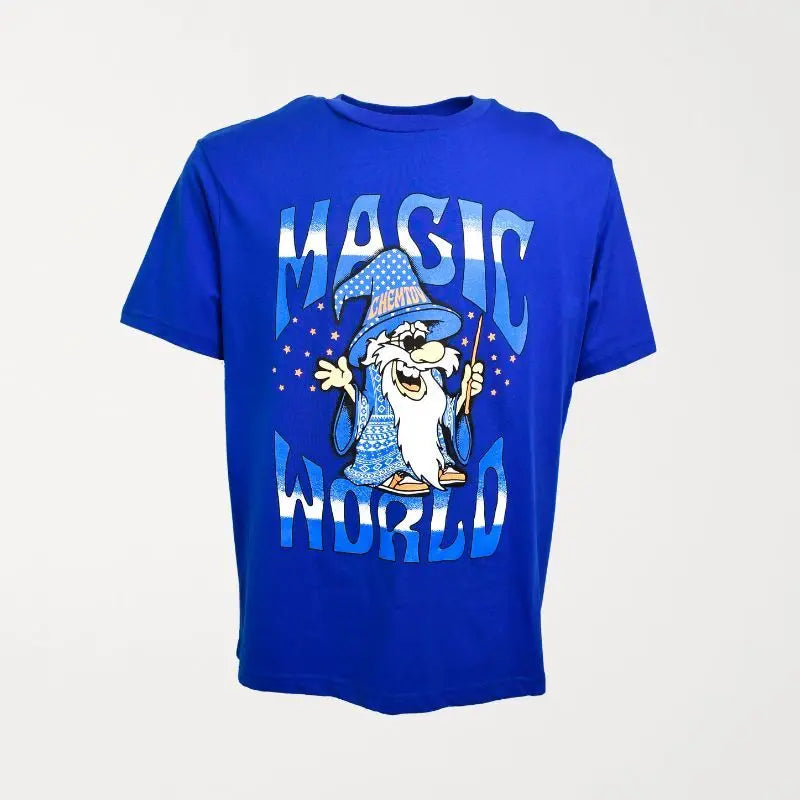 T-SHIRT MAGIC WORLD ELECTRIC BLUE Chemtov Chemtov-shop achetez les meilleures sneakers & streetwear