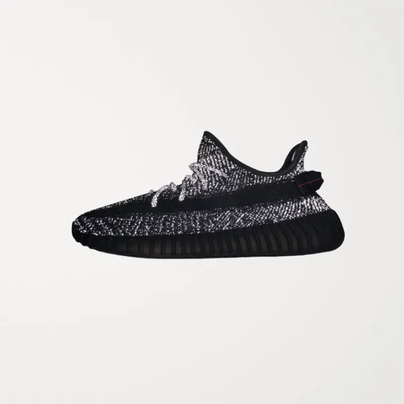 350 v2 black sales reflective